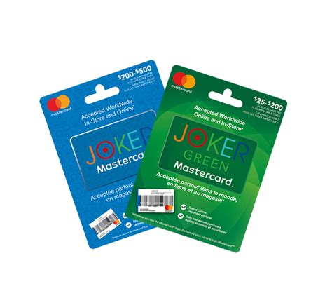 Joker Prepaid Mastercard .